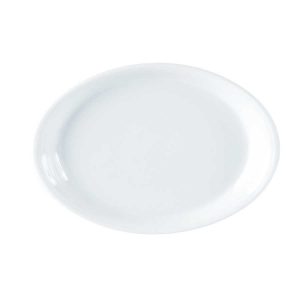 Focus White Oval Platter 30cm