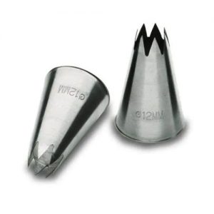 Lacor® Stainless Steel Star Decorating Tube Set - Set of 6
