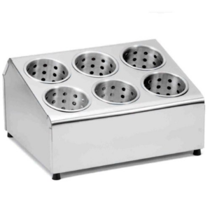 TableCraft Cylinder Holder Stainless Steel Two-Tiered