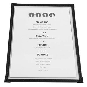 Lacor® Menu Cover A5 Leather-Stitched Border