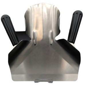 White Heaven® French Fries Bagger Right Hand Stainless Steel 23cm