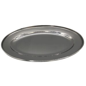 White Heaven® Oval Platter Stainless Steel 25cm