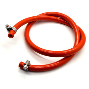 Gas Hose with Two Clips 8mm 2m  – BS Standard