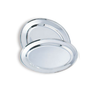White Heaven® Oval Platter Stainless Steel 40cm