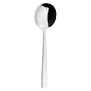 Grunwerg Stainless Steel Soda Spoon Westminster Pattern Silver 18cm - Pack of 12
