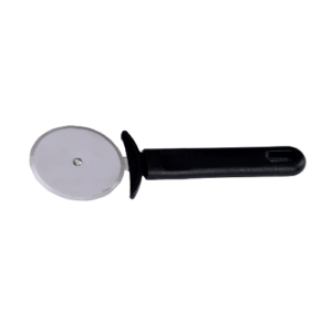 White Heaven® Pizza Cutter Black Handle Stainless Steel 2"