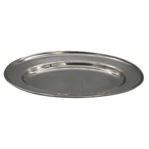White Heaven® Oval Platter Stainless Steel 20cm