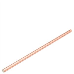 Utopia Paper Straw Solid Copper 8" (20cm)  – Pack of 250