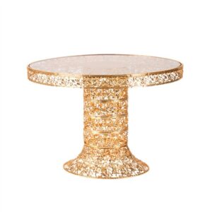 Durane Ornate Oval Coffee Table in Gold