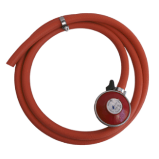 Intergas® Propane Clip-On Regulator & Hose Kit Right-Hand BBQ Nut 2m