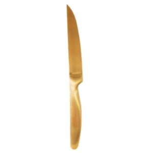Alar Berlin Steak Knife Satin Gold Finish - Pack of 12